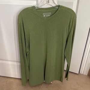 Coolibar Men's UPF 50+ Green Long Sleeve Shirt